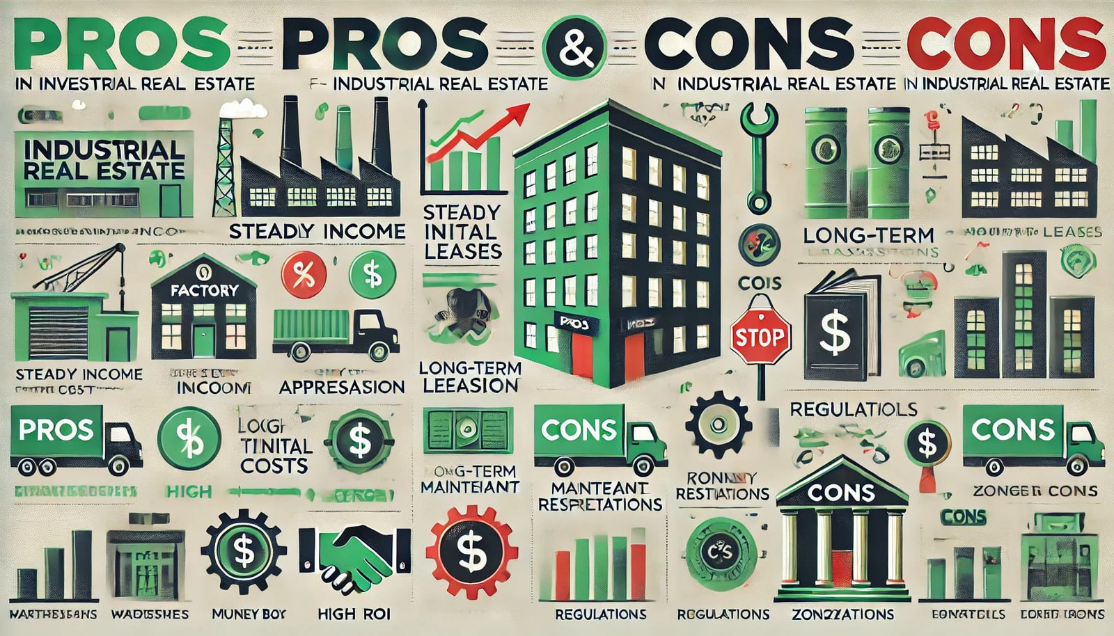 Pros and Cons of Investing in Industrial Real Estate